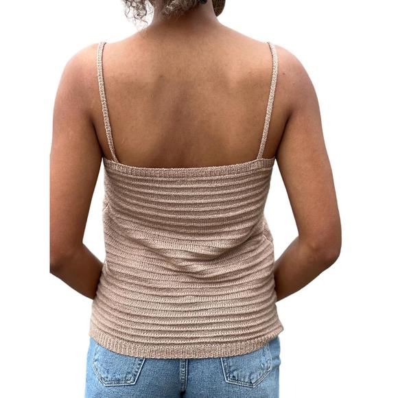 NEW BE COOL lainee ribbed tank in taupe - Picture 4 of 4